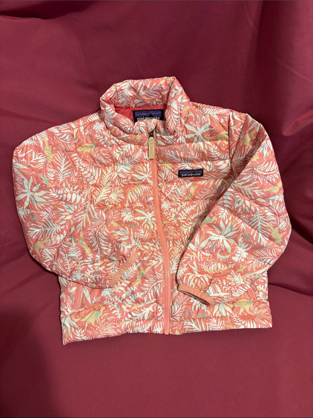 Patagonia Kids It’s a Jungle: Petra Pink Puffer Jacket